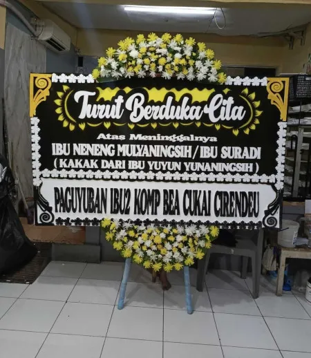 Papan Bunga Duka Kedungsri Butuh
